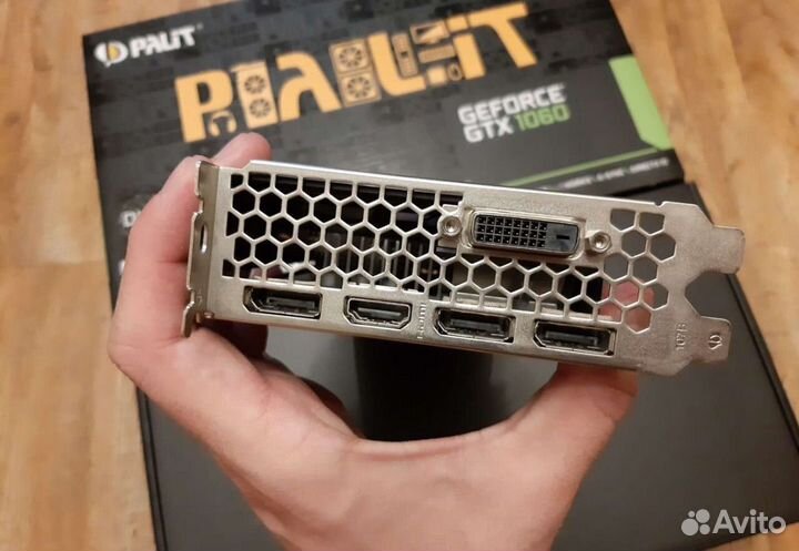 Видеокарта gtx 1060 6gb palit