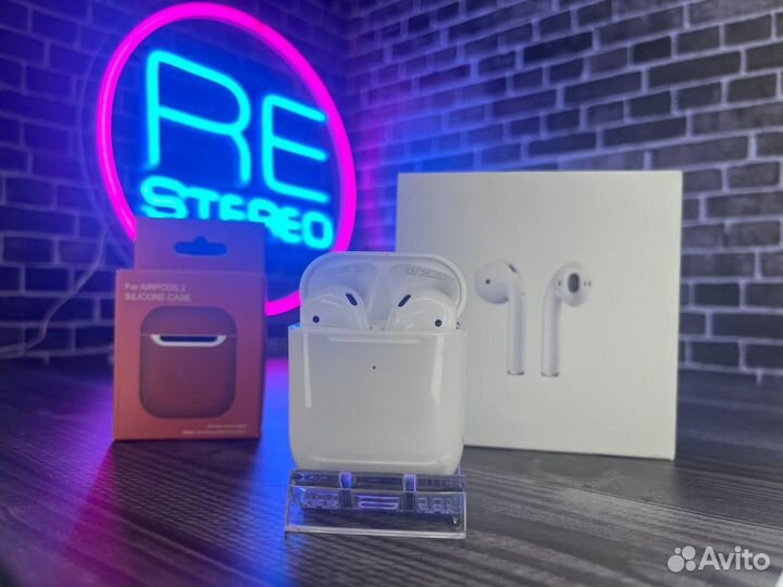 Наушники Apple Airpods 2 + Чехол в Подарок