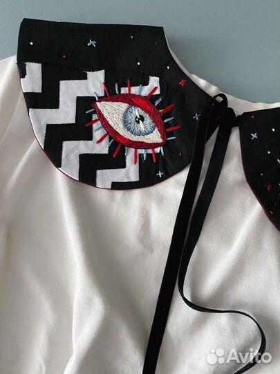 Необычный воротник ручной работы