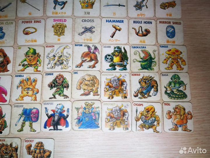 Редкие винтажные карточки Neclos Fortress