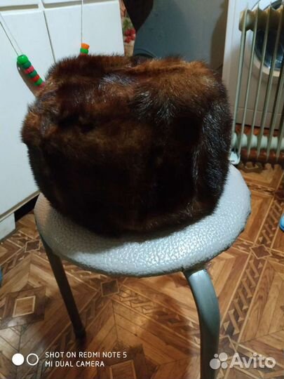 Шапка норковая женская