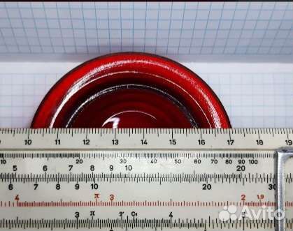 Стаканчик для лампадки красное стекло