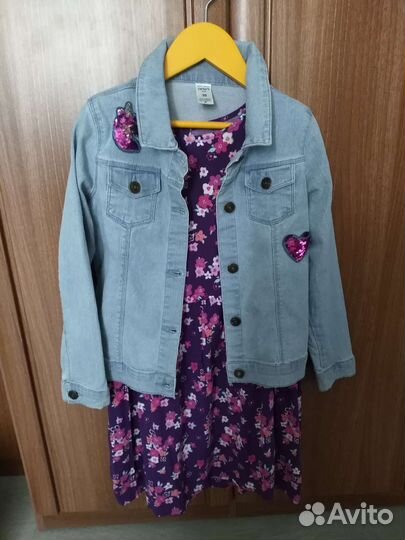 Куртка carters + платье Джимбори 8 лет