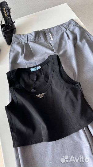 Стильный топ prada (new 2025)