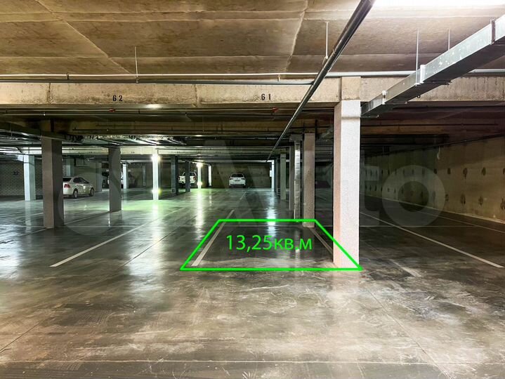 Машиноместо, 13 м²