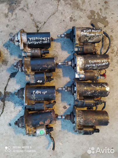 Стартеры VW 1.9TDI 1.8 2.0 бензин passat golf