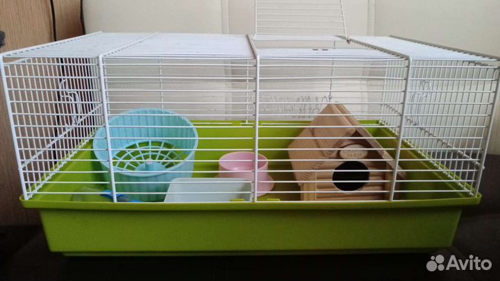 Клетка для хомяка + переноска + корм и т.д