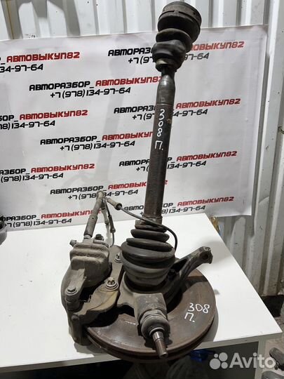 Суппорт передний правый Peugeot 308