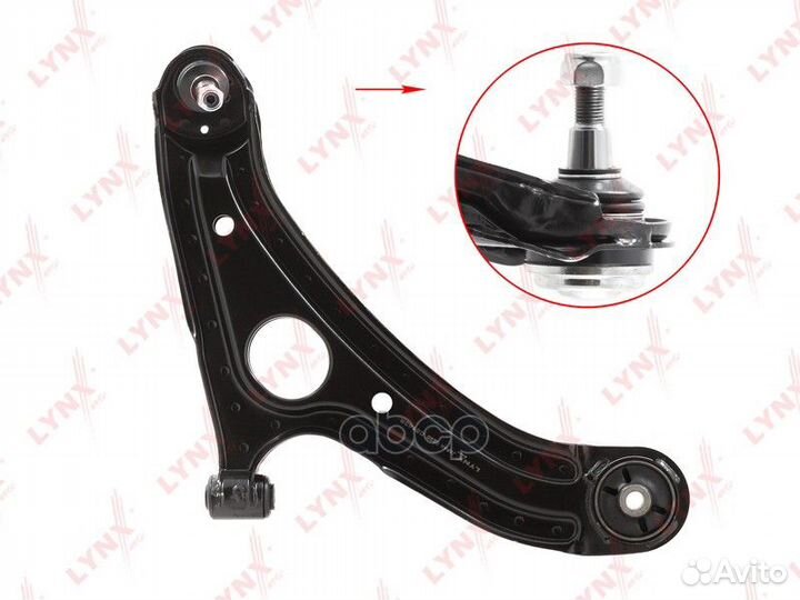 Рычаг нижний R / Перед. подв. hyundai Getz 02-0