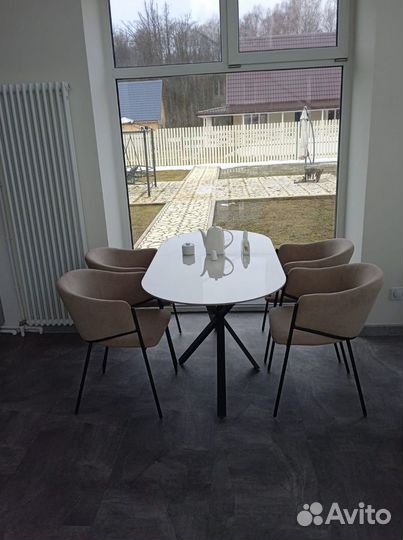 Стол под мрамор из керамогранита Лофт