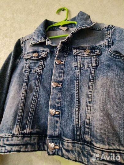 Джинсовая куртка для девочки 116 122