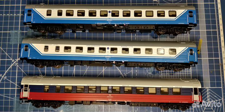 Вагоны пассажирские ржд 1/87 acme