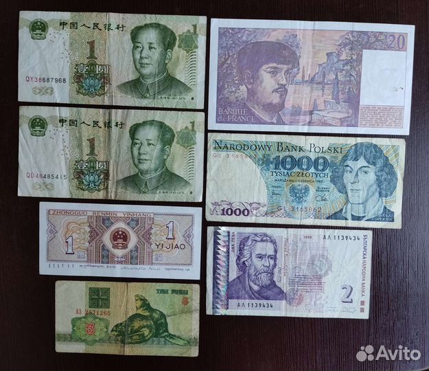 Банкноты разных стран
