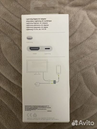 Переходник Apple Lightning to hdmi оригинал