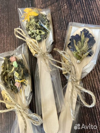 Ложка с чаем эко