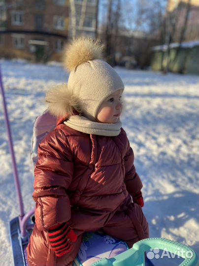 Комплект шапка, шарф