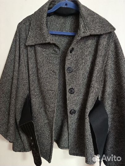 Пальто пончо женское