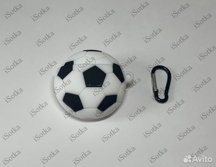 Чехол для AirPods 1/2 серия Football мяч
