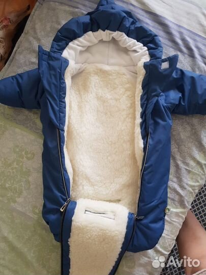 Конверт на выписку для мальчика зима