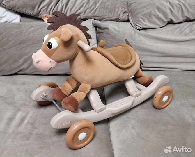 Детская Лошадка качалка 2 в 1