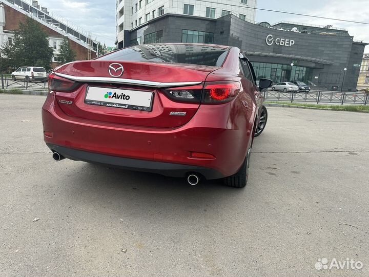 Mazda 6 2.5 AT, 2015, 93 000 км