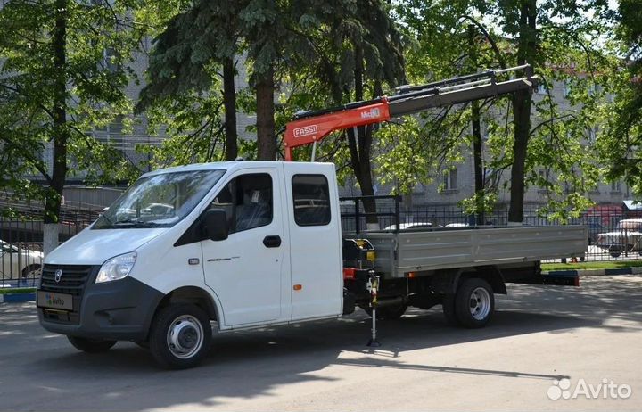 ГАЗ ГАЗель Next A22R33 с КМУ, 2024