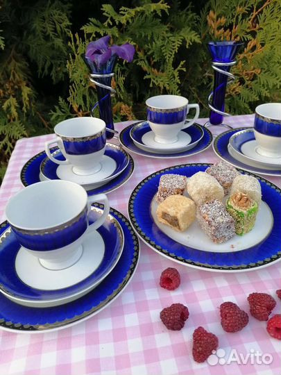 Кофейные трио. Фарфор. Швеция