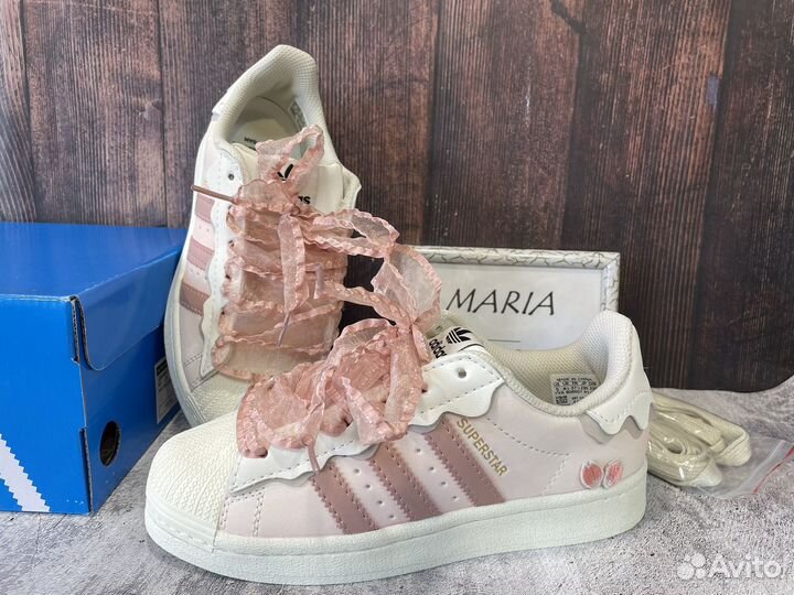 Кроссовки Adidas superstar cappuccino