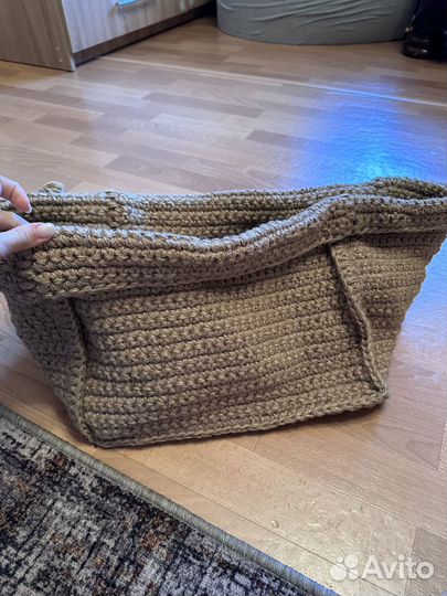 Корзина вязаная