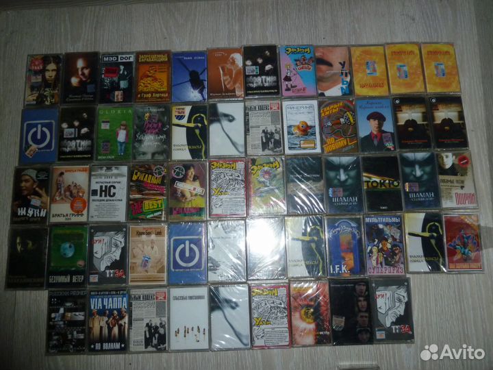 Запечатанные аудиокассеты