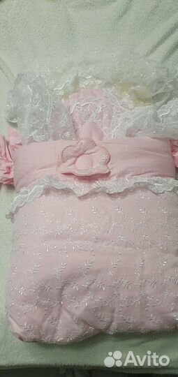 Конверт на выписку для девочки зима