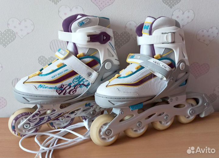 Ролики детские раздвижные Reaction Rainbow