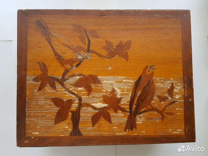 Шкатулка деревянная СССР