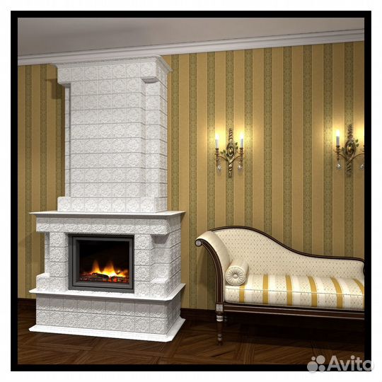 Изразцовый камин