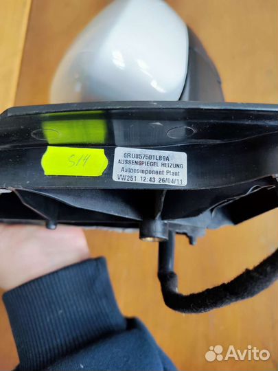 Зеркало левое Фольксваген поло
