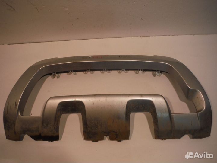 Накладка переднего бампера renault Duster 2016