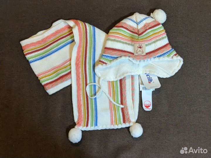 Шапка с шарфом детские Wojcik