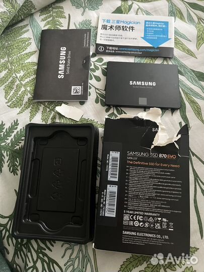 SSD накопитель Samsung 870 EVO 1 тб