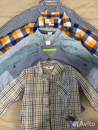 Рубашки для мальчика 86-92
