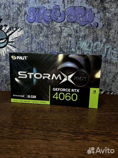 Видеокарта Palit RTX 4060 stormx 8GB