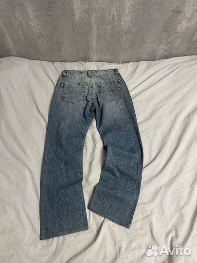 Джинсы мужские клеш широкие balenciaga y2k