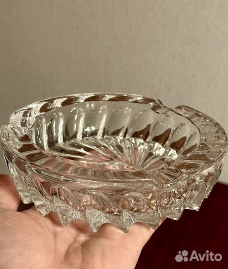 Хрустальная пепельница