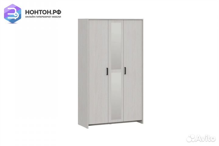 Шкаф трехстворчатый Глория ясень анкор светлый
