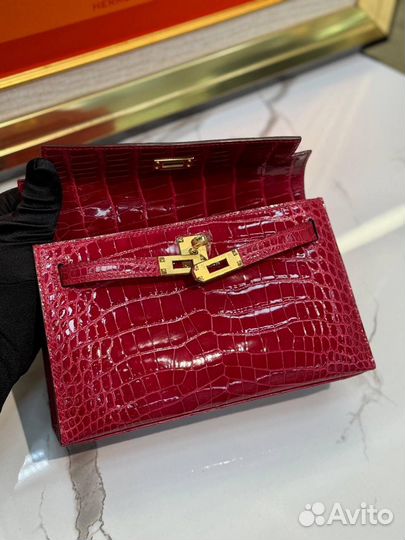 Сумка Hermes Kelly Pochette Croco