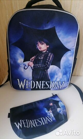 Рюкзак Wednesday (Уэнсдей) школьный