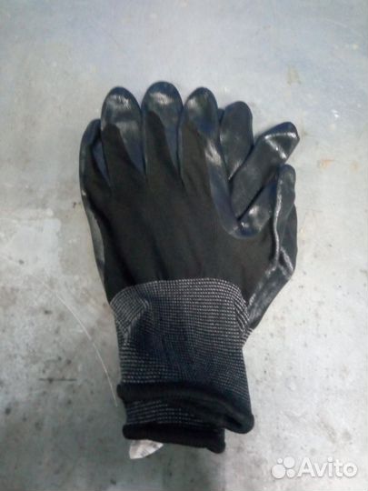 Перчатки рабочие прорезиненные