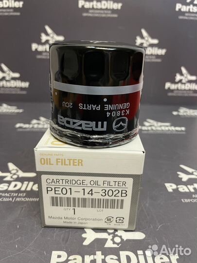 Фильтр масляный Mazda PE0114302B ориг в наличии