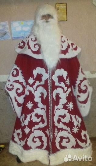 Новогодний костюм деда мороза, снегурочки