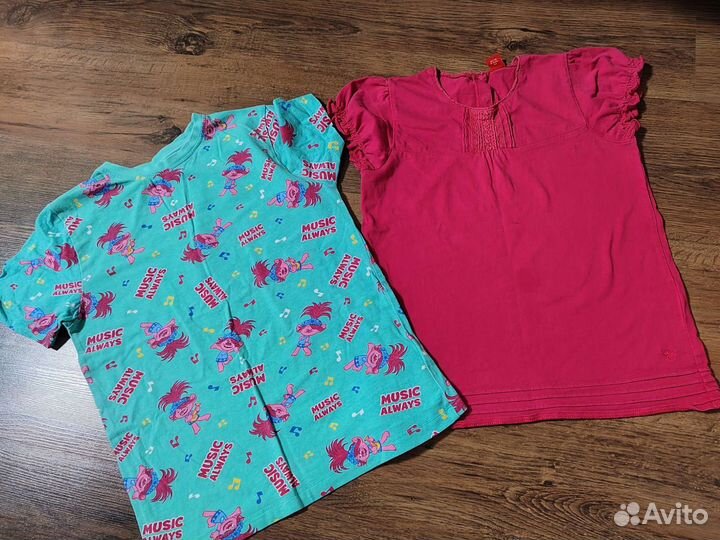 Вещи на девочку 128-134 фирменные пакетом
