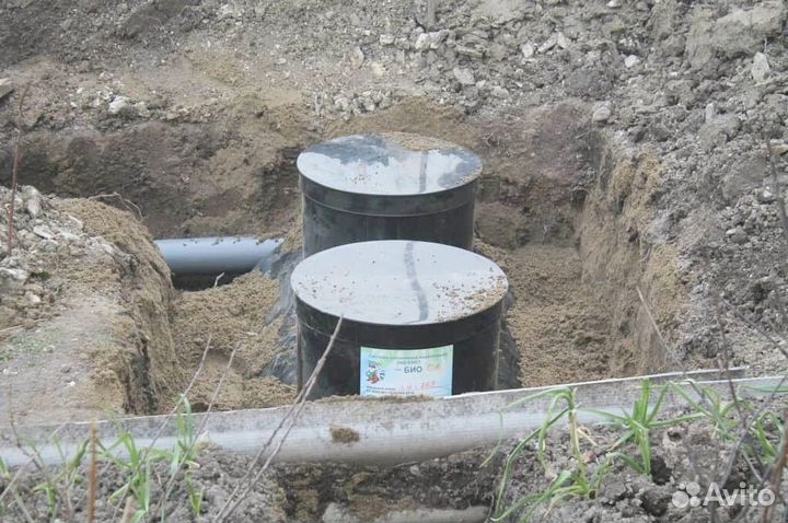 Септик в труднодоступном месте